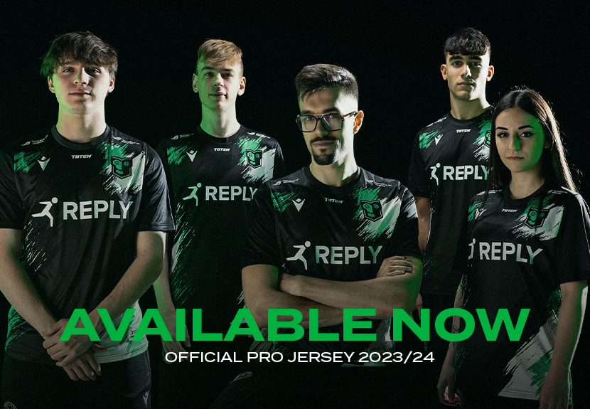 Reply totem cambia veste: presentata la Official Pro Jersey 2023/2024
