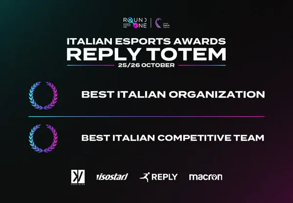 Round One: due nomination aspettano Reply Totem all'evento Esports più importante dell'anno